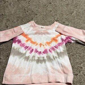 Maurices Kids Tie-Dye Sweatshirt - Pink, Orange, Green